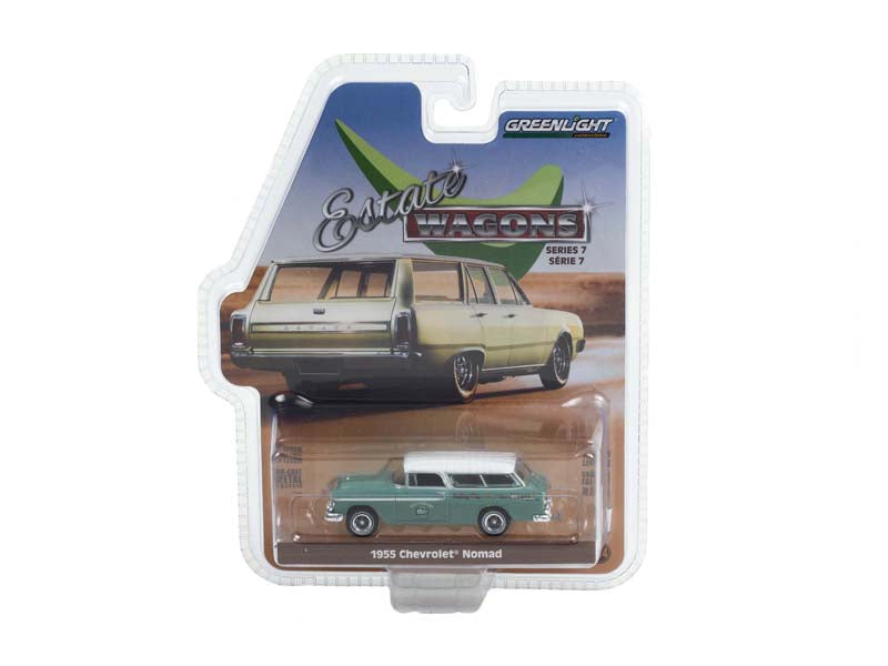 1955 Chevrolet Nomad - Holley Speed Shop (Estate Wagons) Series 7 Diecast 1:64 Scale Model - Greenlight 36040A