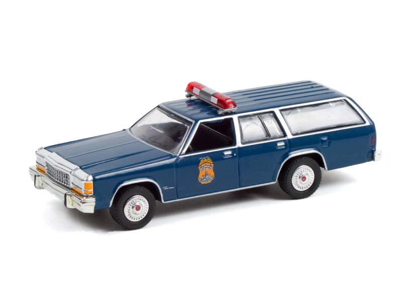 1984 Ford LTD Crown Victoria Wagon - Indianapolis Police Department (Estate Wagons) Series 7 Diecast 1:64 Scale Model Car - Greenlight 36040F