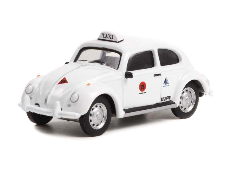 Volkswagen Beetle Taxi - Taxco Mexico - White  (Club Vee-Dub) Series 14 Diecast 1:64 Scale Model - Greenlight 36050F