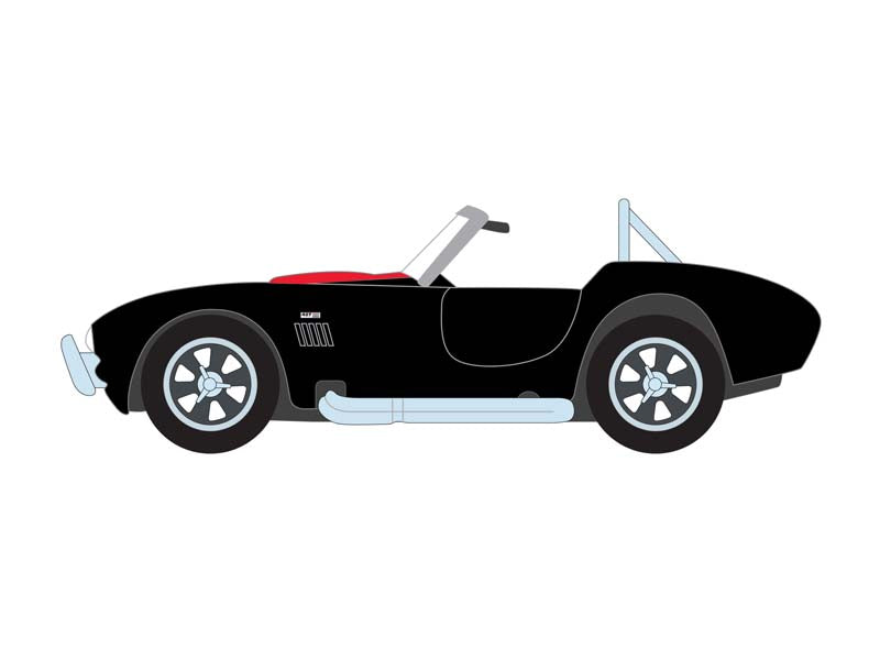 1965 Shelby Cobra 427 - Black w/ Red Stripes (Barrett-Jackson Scottsdale Edition) Series 11 Diecast 1:64 Scale Model - Greenlight 37270A