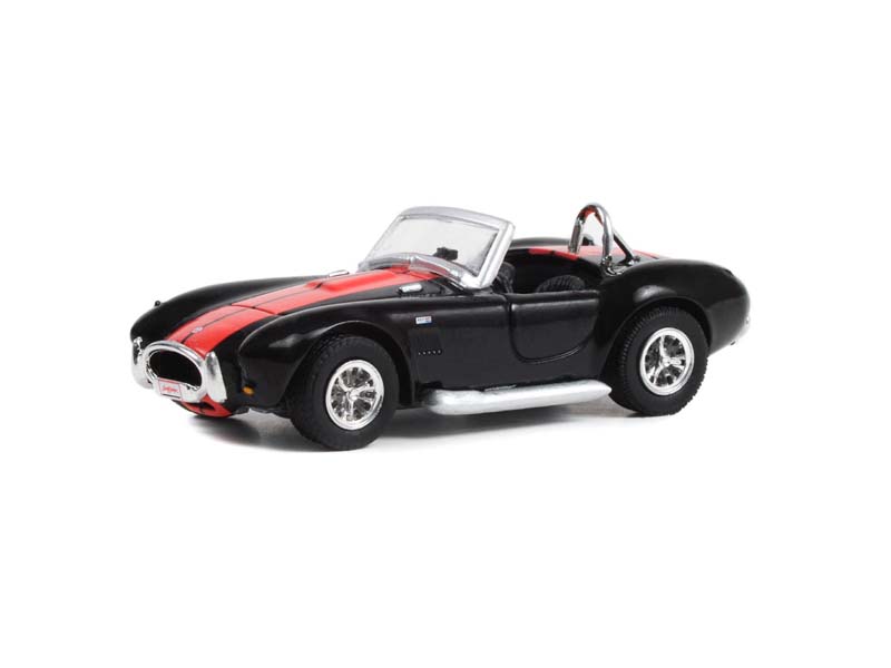 1965 Shelby Cobra 427 - Black w/ Red Stripes (Barrett-Jackson Scottsdale Edition) Series 11 Diecast 1:64 Scale Model - Greenlight 37270A