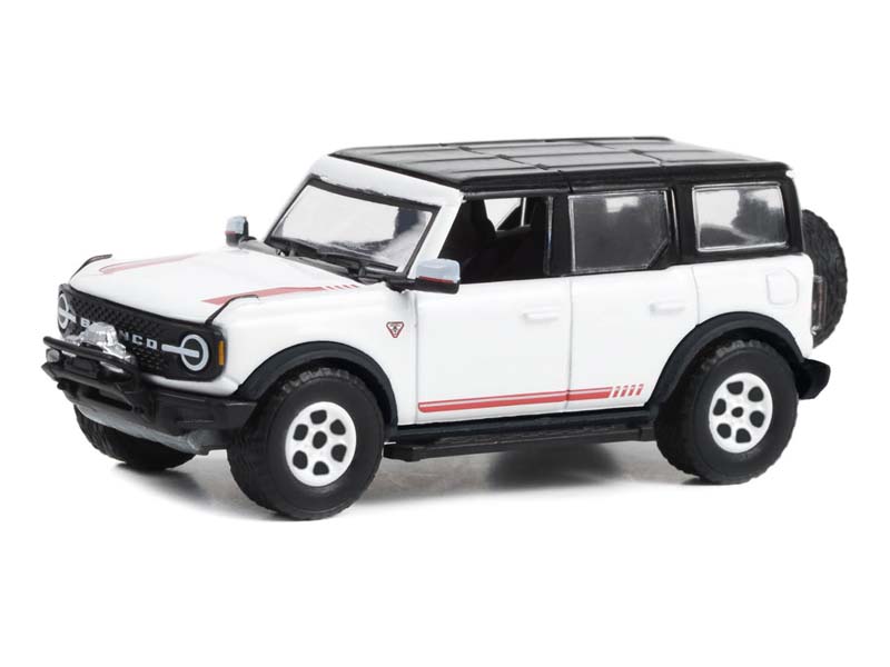 2021 Ford Bronco First Edition - Oxford White (Barrett-Jackson Scottsdale Edition) Series 11 Diecast 1:64 Scale Model - Greenlight 37270F