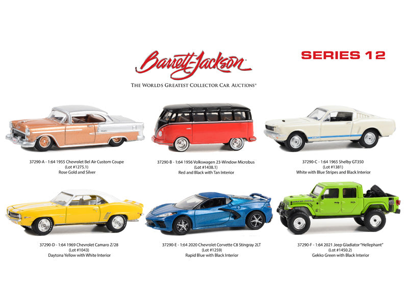 PRE-ORDER (Barrett-Jackson Scottsdale Edition) Series 12 SET OF 6 Diec –  Karson Diecast