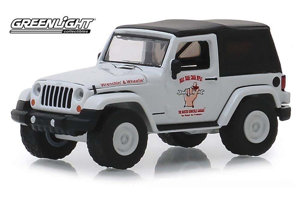 2012 Jeep Wrangler, Busted Knuckles Series 1 1:64 Scale Diecast Model - Greenlight - 39010E