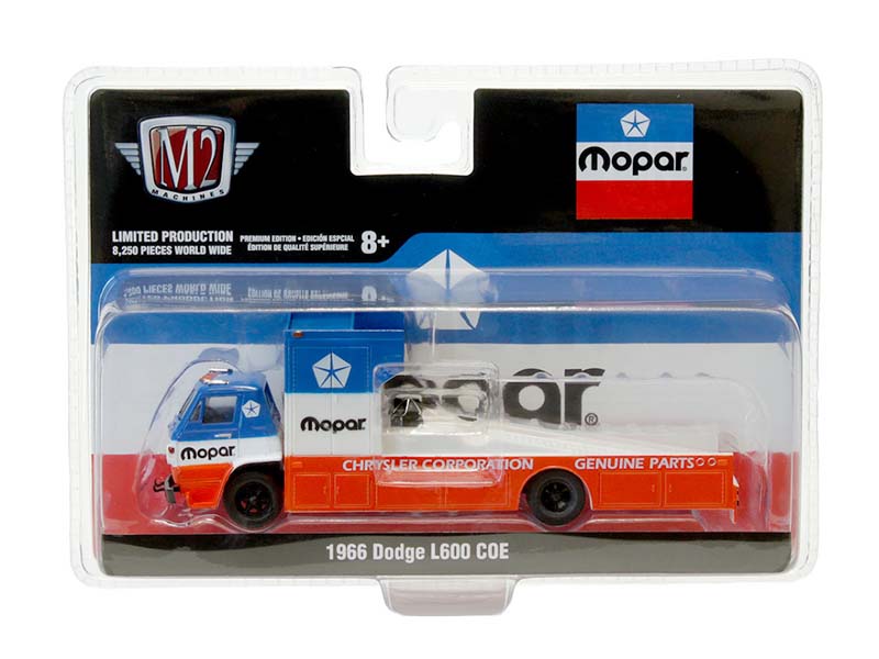 1966 Dodge L600 Mopar (Auto Transport Hobby Exclusive) Diecast 1:64 Scale Model - M2 Machines 39100-HS02