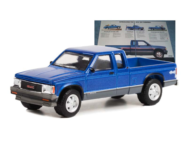 1991 GMC Sonoma - It’s Not Just A Truck Anymore (Vintage Ad Cars) Series 8 Diecast 1:64 Scale Model Car - Greenlight 39110F