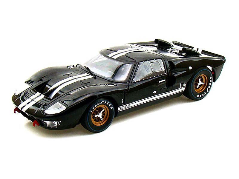 1966 Ford GT-40 MKII - Black (Legend Series) Diecast 1:18 Scale Model Car - Shelby Collectibles 402BK