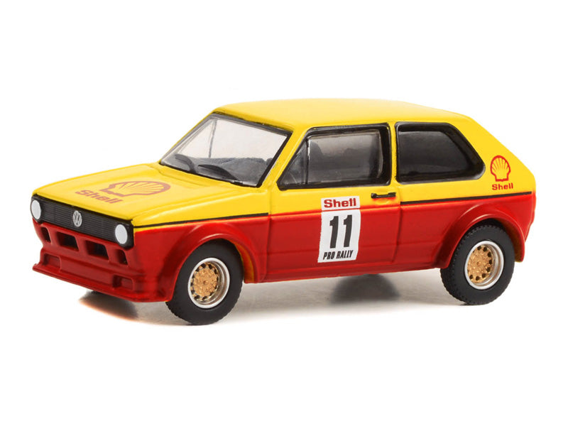 1978 Volkswagen Rabbit #11 Pro Rally (Shell Oil Special Edition) Series 1 Diecast Scale 1:64 Model - Greenlight 41125B