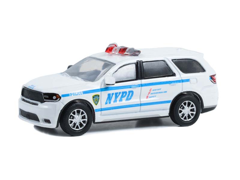 PRE-ORDER 2019 Dodge Durango - NYPD w/ NYPD Squad Number Decal Sheet (Hobby Exclusive) Diecast 1:64 Scale Model - Greenlight 42775
