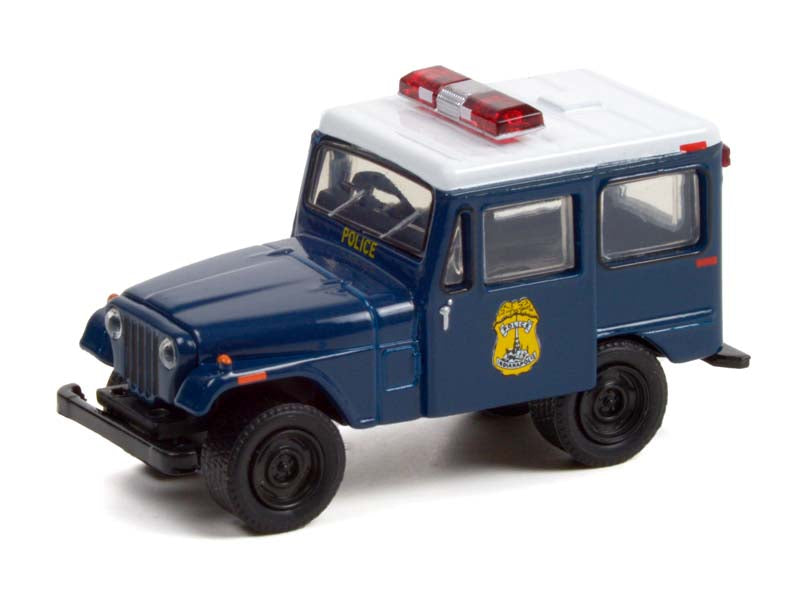 1974 Jeep DJ-5 - Indianapolis Metropolitan Police Department (Hot Pursuit) Series 40 Diecast 1:64 Scale Model Car - Greenlight 42980A