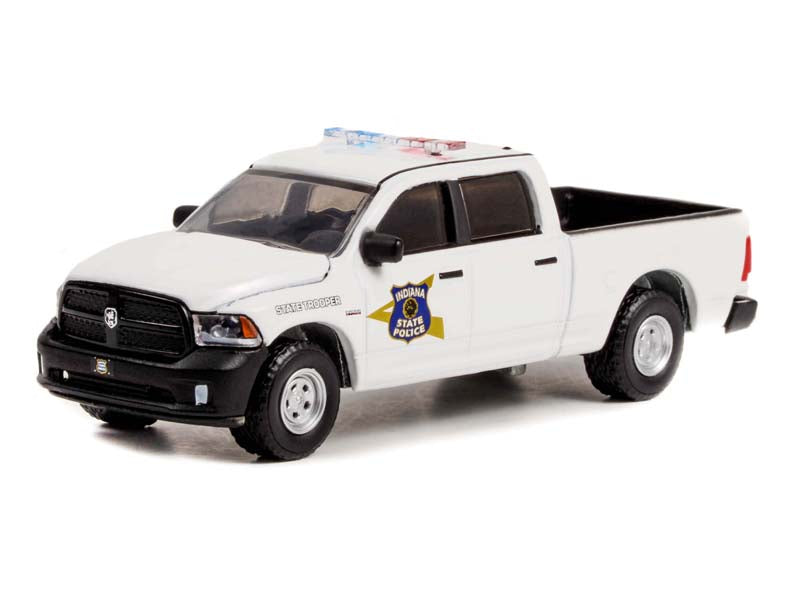 2018 Ram 1500 - Indiana State Police State Trooper (Hot Pursuit) Series 41 Diecast 1:64 Scale Model - Greenlight 42990C