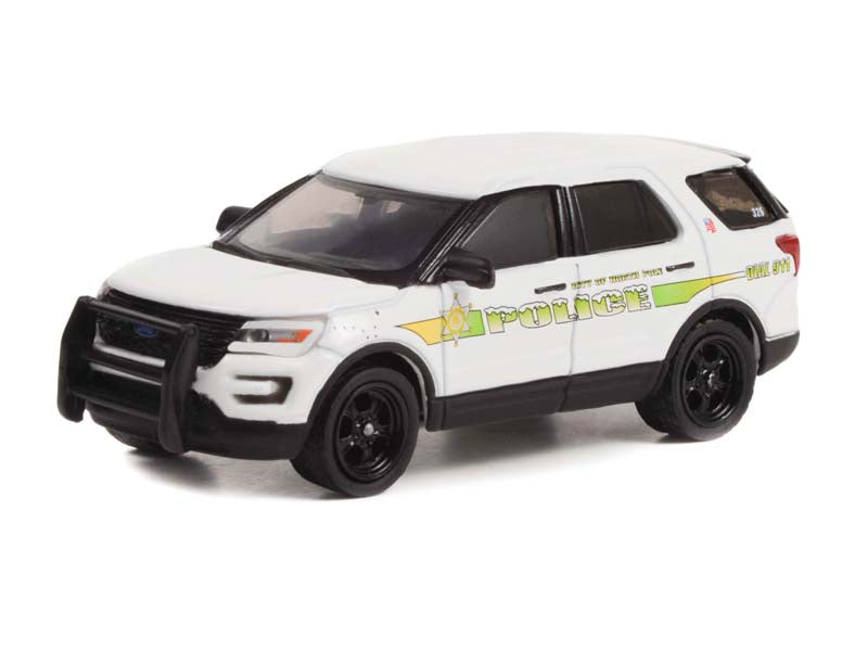 2017 Ford Police Interceptor Utility - City of North Pole Alaska Police (Hot Pursuit) Series 42 Diecast 1:64 Scale Model - Greenlight 43000C