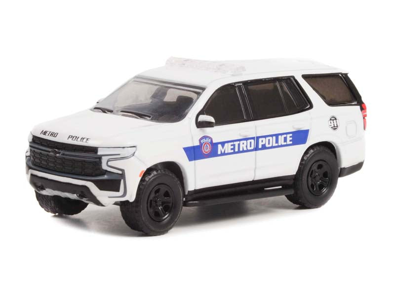 2021 Chevrolet Tahoe Police Pursuit Vehicle (PPV) - Houston Texas METRO Police (Hot Pursuit) Series 42 Diecast 1:64 Scale Model - Greenlight 43000F
