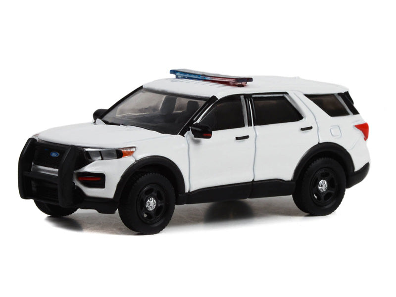 2022 Ford Police Interceptor Utility w/ Lights - Hot Pursuit (Hobby Exclusive) Diecast 1:64 Scale Model - Greenlight 43004