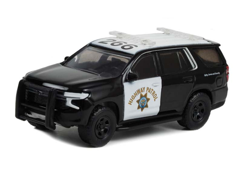2021 Chevrolet Tahoe Police Pursuit Vehicle - California Highway Patrol (Hot Pursuit) Series 43 Diecast 1:64 Scale Model - Greenlight 43010F