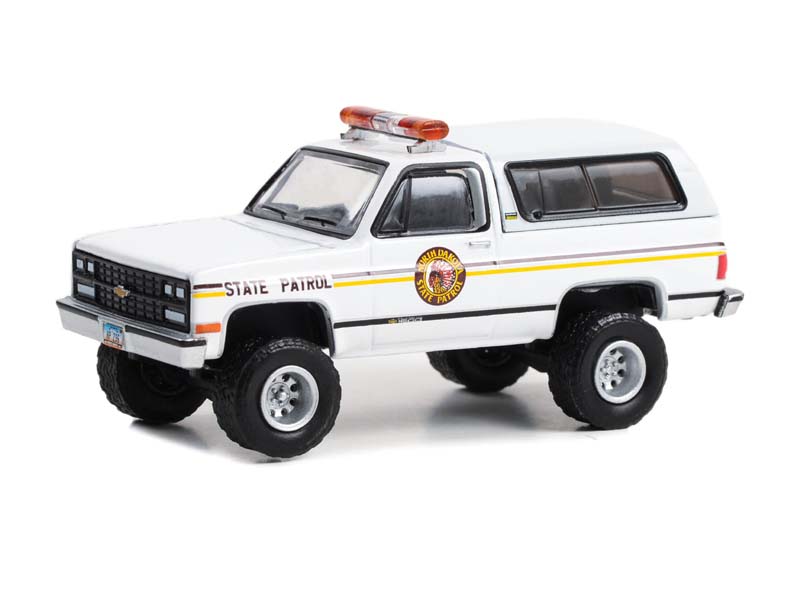 1991 Chevrolet K5 Blazer - North Dakota State Patrol (Hot Pursuit) Series 44 Diecast 1:64 Scale Model Car - Greenlight 43020C