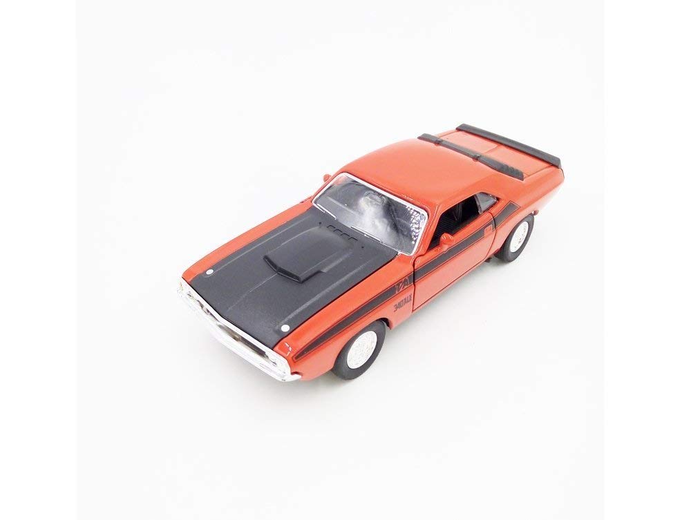 1970 Dodge Challanger T/A Red 5" Diecast Model Pullback - Welly - 43663RD