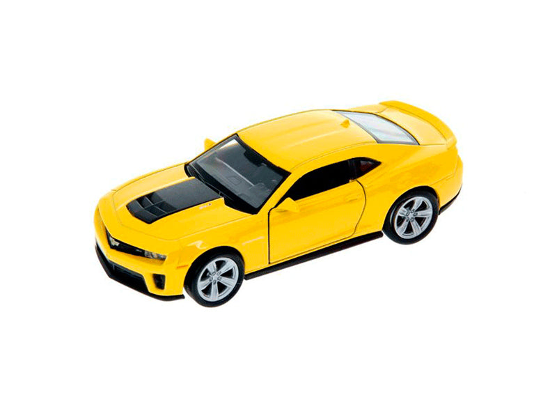 Chevrolet Camaro ZL1 Yellow Diecast Pullback Model - Welly 43667YL