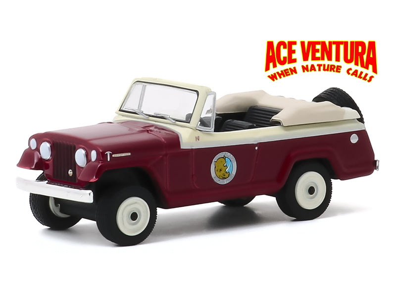 1967 Jeep Jeepster Convertible "Ace Venturra" Hollywood" Series 28 Diecast 1:64 Scale Model - Greenlight 44880F