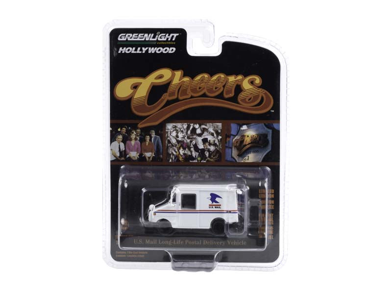 Cliff Clavin's U.S. Mail Long-Life Postal Delivery Vehicle - Cheers (Hollywood) Series 29 Diecast 1:64 Scale Model - Greenlight 44890D
