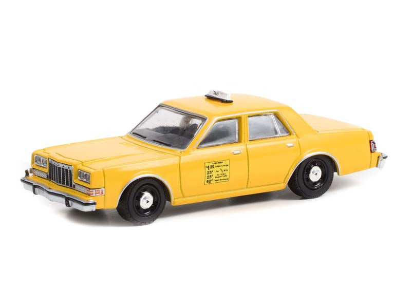 1984 Dodge Diplomat Taxi - Thelma & Louise (Hollywood Special Edition) Diecast 1:64 Model - Greenlight 44945F