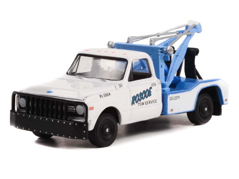 1969 Chevrolet C-30 Dually Wrecker - Roscoe Tow Service Starsky and Hutch (Hollywood) Special Edition Series 2 Diecast 1:64 Model - Greenlight 44955B