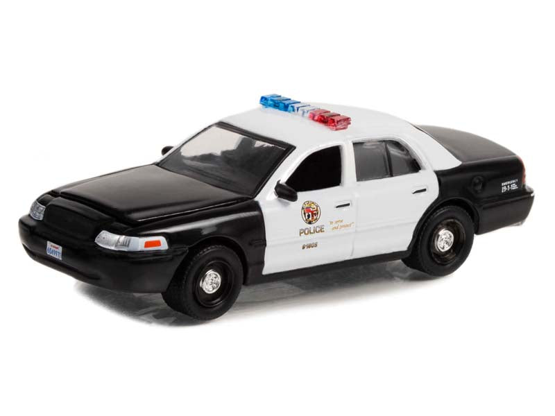 2001 Ford Crown Victoria Police Interceptor (LAPD) - Drive (Hollywood) Series 37 Diecast 1:64 Scale Model Car - Greenlight 44970E