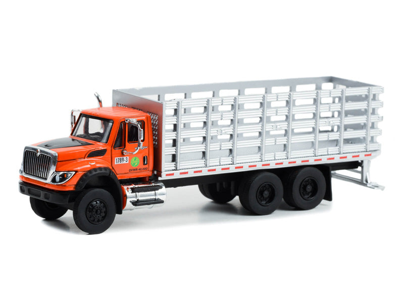 PRE-ORDER 2017 International WorkStar Platform Stake Truck - Garden State Parkway Authority (S.D. Trucks) Series 18 Diecast 1:64 Model - Greenlight 45180A