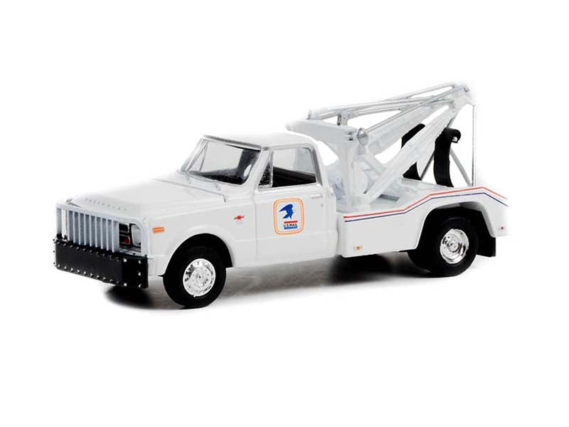 1968 Chevrolet C-30 Dually Wrecker - United States Postal Service (Dually Drivers) Series 9 Diecast 1:64 Scale Model - Greenlight 46090A