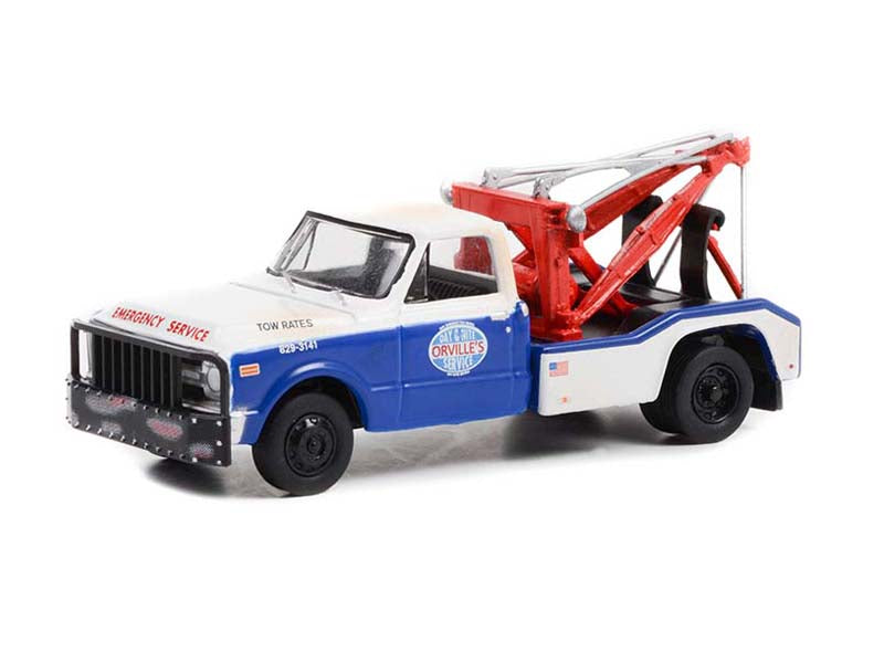 1969 Chevrolet C-30 Dually Wrecker - Orville’s Day & Nite Service (Dually Drivers) Series 9 Diecast 1:64 Scale Model - Greenlight 46090B