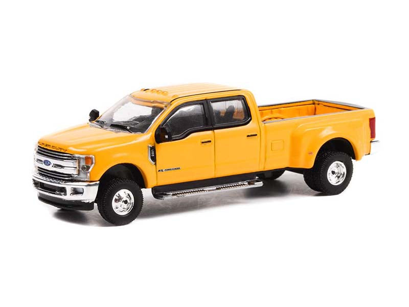 2019 Ford F-350 Dually - School Bus Yellow (Dually Drivers) Series 9 Diecast 1:64 Scale Model - Greenlight 46090D
