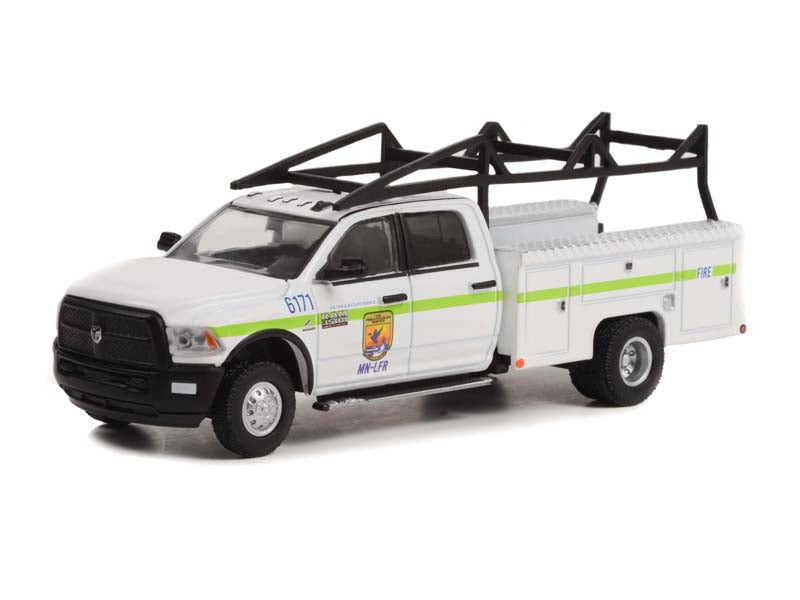 2018 Ram 3500 Dually Service Bed U.S. Fish & Wildlife - San Diego (Dually Drivers) Series 10 Diecast 1:64 Scale Model - Greenlight 46100E