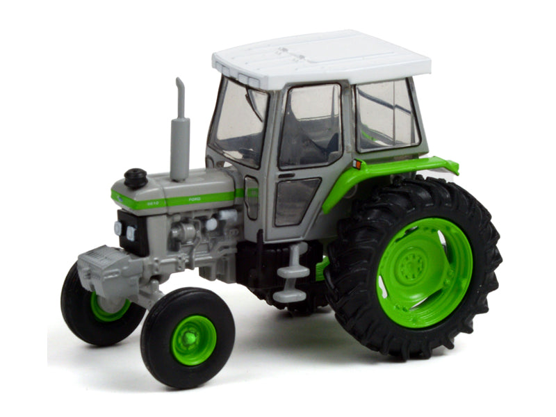 1992 Ford 5610 with Enclosed Cab - Green and Gray "Down on the Farm Series 5" Diecast 1:64 Model - Greenlight 48050F