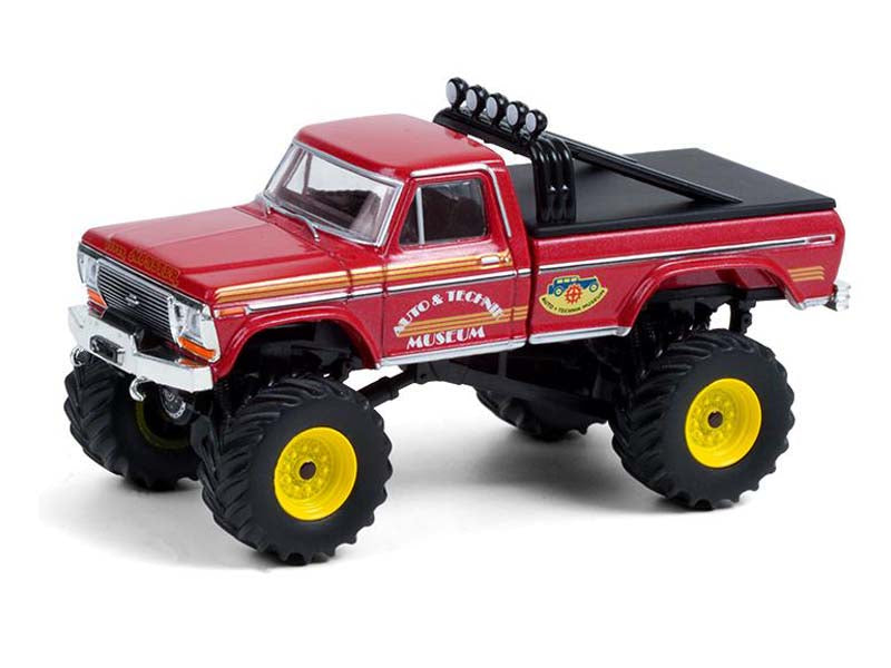 1979 Ford F-250 Monster Truck Super Monster w/ Bed Cover - Auto & Technik Museum (Kings of Crunch) Series 9 Diecast 1:64 Model - Greenlight 49090D