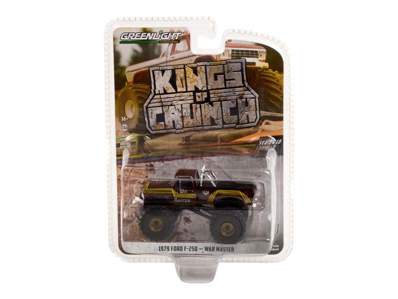 1979 Ford F-250 Monster Truck - War Master (Kings of Crunch) Series 10 Diecast 1:64 Scale Model - Greenlight 49100B