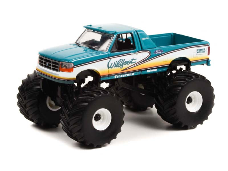 1993 Ford F-250 Monster Truck - Wildfoot (Kings of Crunch) Series 11 Diecast 1:64 Model Car - Greenlight 49110F