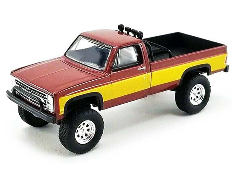 1986 Chevrolet K-20 Pickup Truck - Stunt Double Fall Guy Tribute - Stacey David's GearZ (ACME Exclusive) 1:64 Scale Model - Greenlight 51369