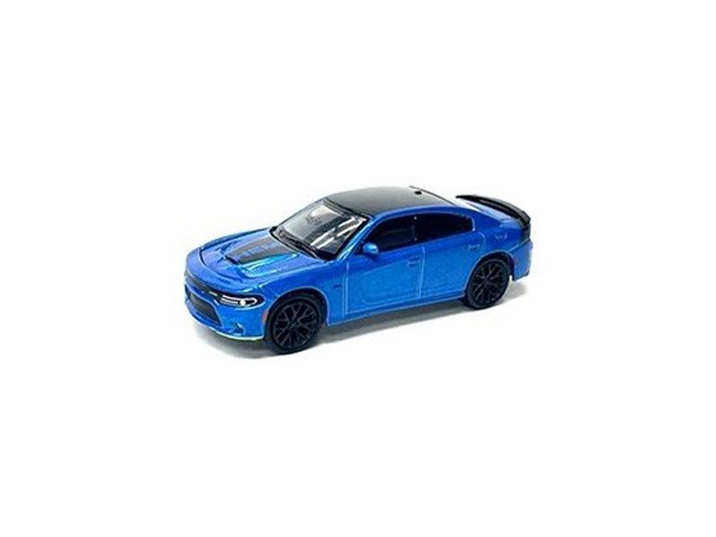 24 COUNT CASE 2018 Dodge Charger Daytona 392 - Blue Metallic w/ Black Top Limited to 3300 pcs (MiJo Exclusive) Diecast 1:64 Model Car - Greenlight 51424