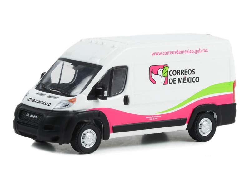 2021 Ram ProMaster 2500 Cargo High Roof - Correos de Mexico (Route Runners) Series 5 Diecast 1:64 Scale Model - Greenlight 53050F