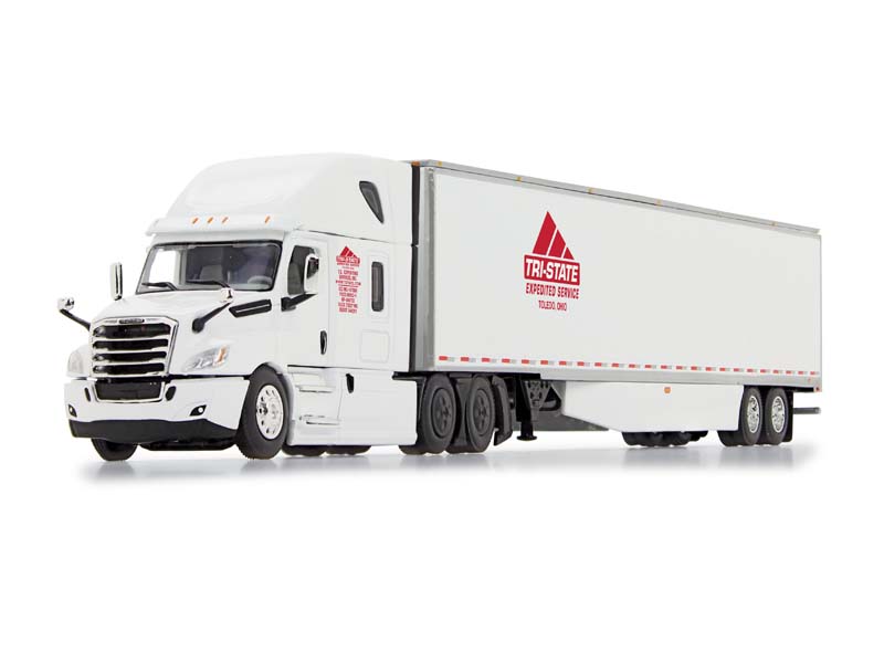 2018 Freightliner Cascadia High-Roof Sleeper w/ 53' Utility Trailer (Tri-State Expedited) Diecast 1:64 Scale Model - Karson Diecast Co. 60-1508