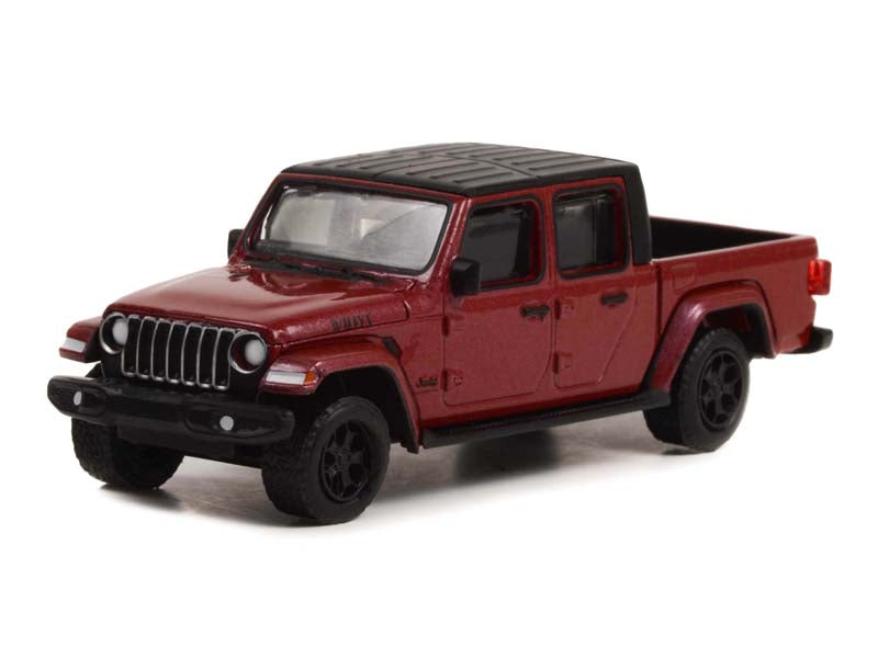 2021 Jeep Gladiator Willys - Snazzberry  (Battalion 64) Series 2 Diecast 1:64 Scale Model - Greenlight 61020F