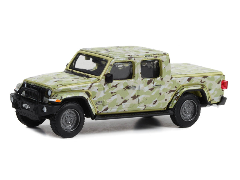 2022 Jeep Gladiator - U.S. Army - Military-Spec Camouflage Diecast 1:64 Model - Greenlight 61030F