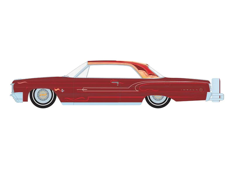 1964 Chevrolet Impala w/ Continental Kit - Copper Brown (California Lowriders) Series 2 Diecast 1:64 Scale Model - Greenlight 63030B