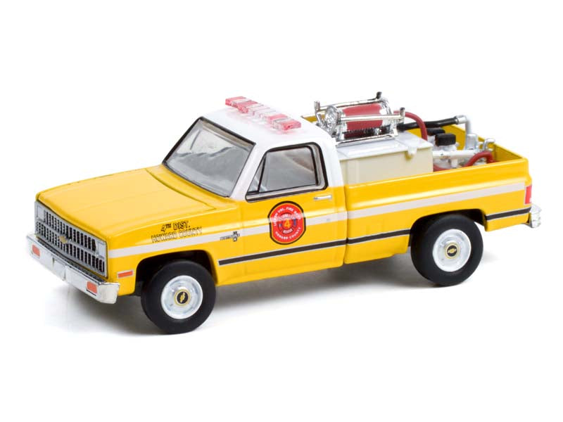 1981 Chevrolet K20 Scottsdale - Lisbon Volunteer Fire Department Maryland (Fire & Rescue) Series 2 Diecast 1:64 Model - Greenlight 67020B