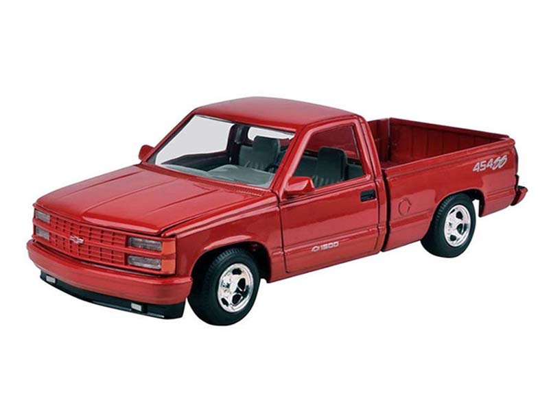 1992 Chevrolet 454 SS Pickup - Red Metallic (MiJo Exclusives) Diecast 1:24 Scale Model - Motormax 73203MRD