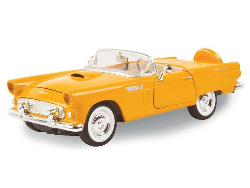 1956 Ford Thunderbird Convertible - Yellow (American Classics) Diecast 1:24 Scale Model Car - Motormax 73215YL