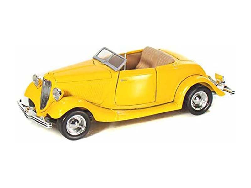1934 Ford Coupe - Yellow (American Classics) Diecast 1:24 Scale Model Car - Motormax 73218YL