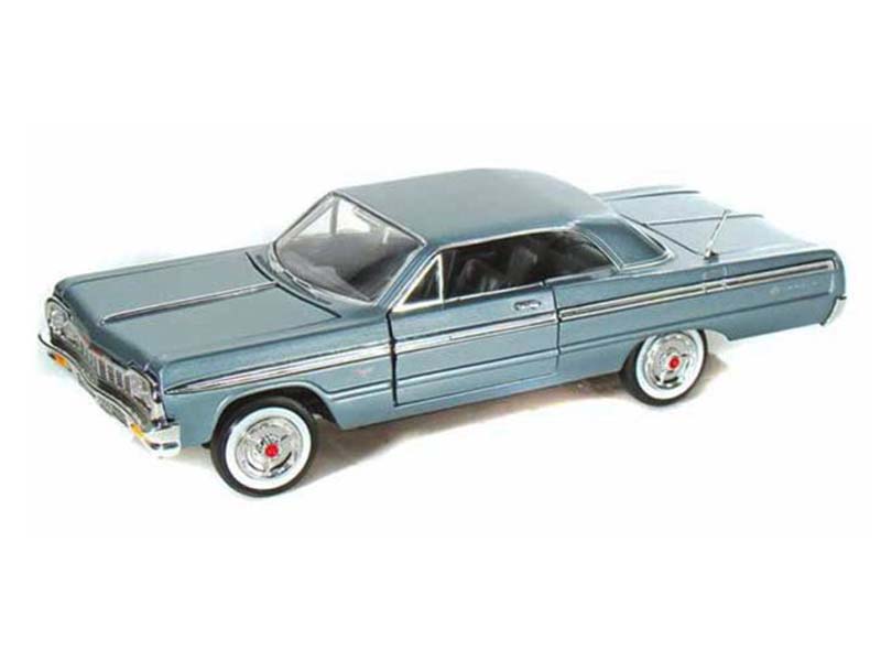 1964 Chevrolet Impala - Blue (Timeless Legends) Diecast 1:24 Scale Model Car - Motormax 73259BL