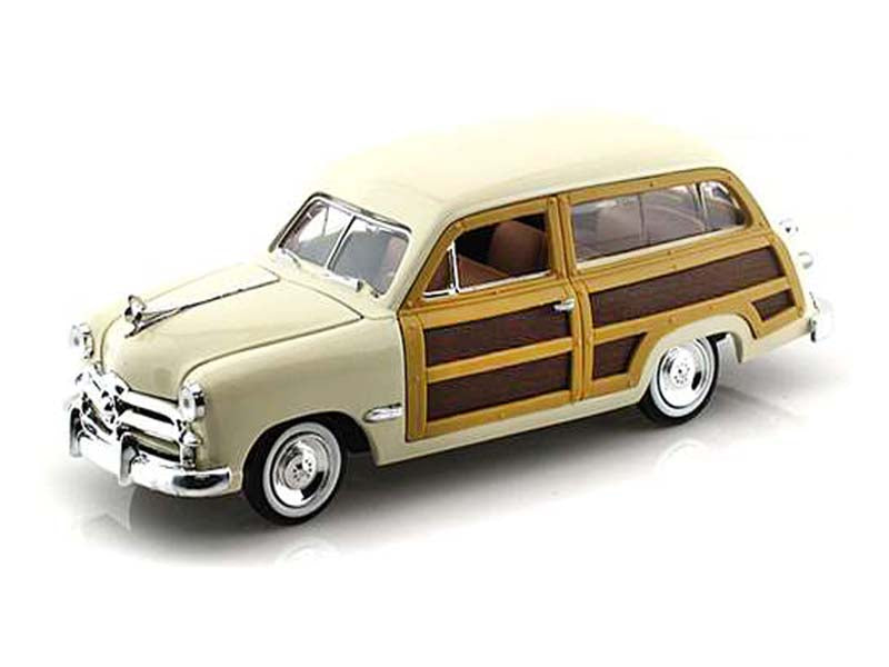 1949 Ford Woody Wagon - Beige (Timeless Legends) Diecast 1:24 Model Car - Motormax 73260BEI