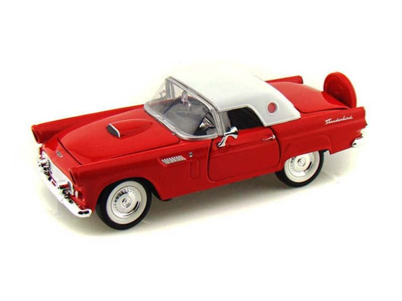 1956 Ford Thunderbird Red Diecast 1:24 Scale Model Car - Motormax 73312RD